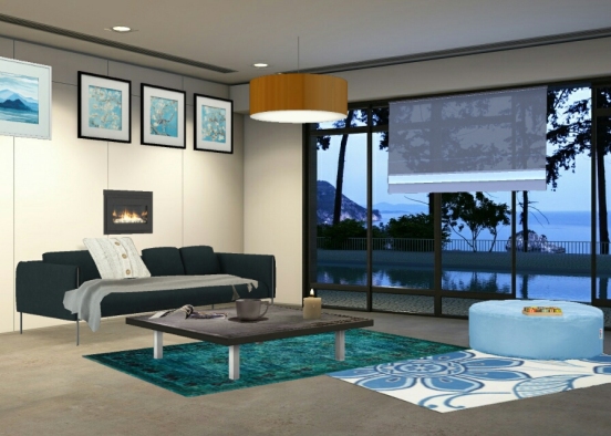 2017 living room Design Rendering