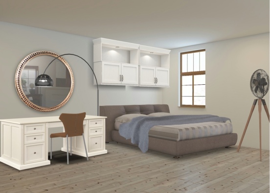 Cute bedroom Design Rendering
