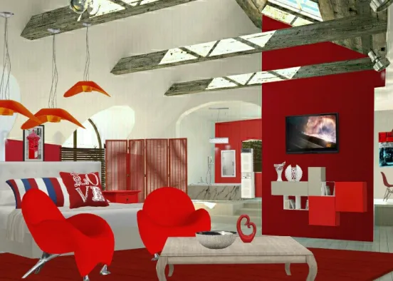 Dormitorio Amor.  Design Rendering