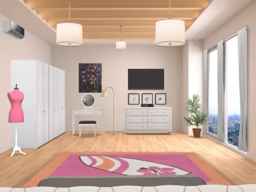 quarto girl pink