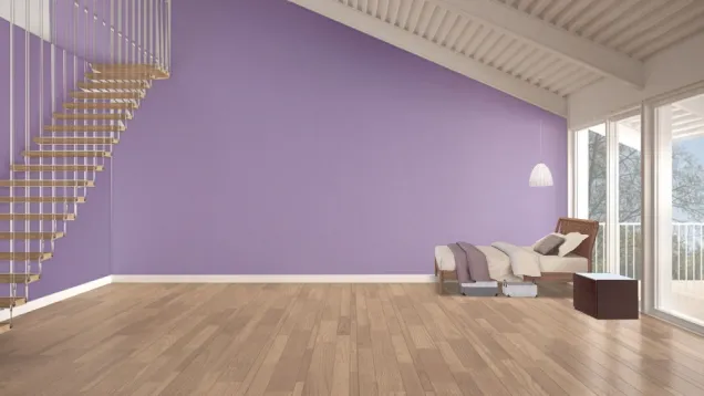 purple bedroom 