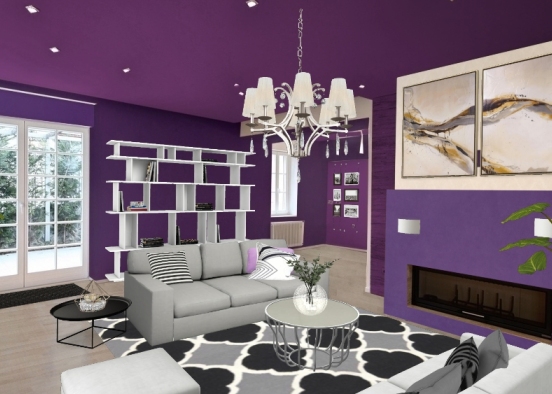 purple rain☁💧 Design Rendering