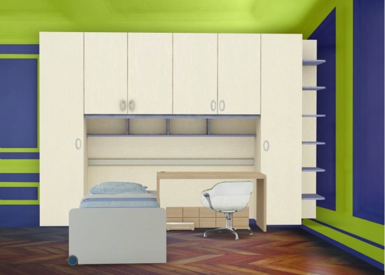 mike and sulley room Design Rendering