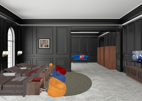 Three boys bedroom x 😙 Design Rendering