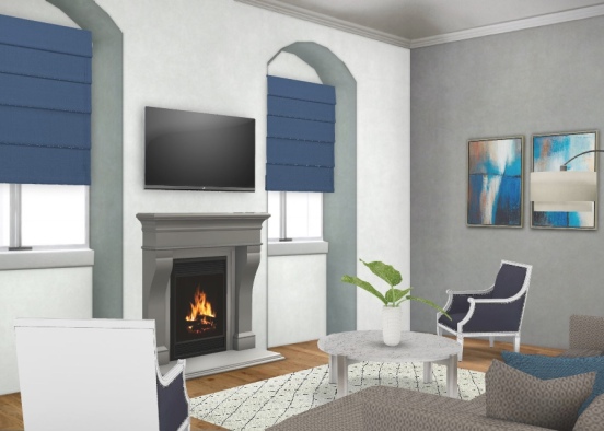 Living room (Royer) Design Rendering