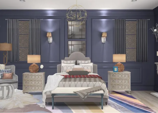 Guest Bedroom Design Rendering