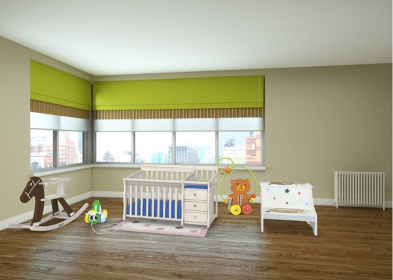 Nursery Room Idea!! Design Rendering