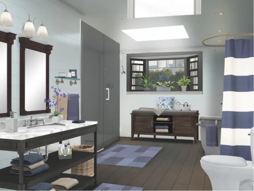 Simple bathroom