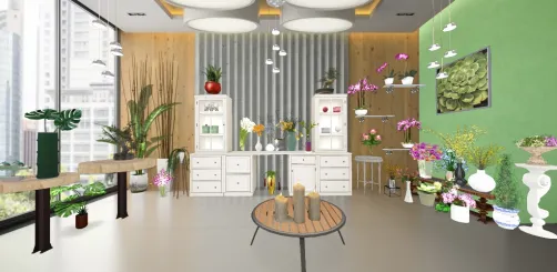 Bespoke flower and plant shop