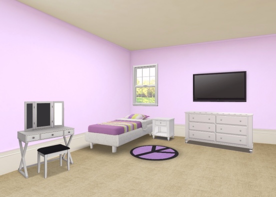 Olivia's room  Design Rendering