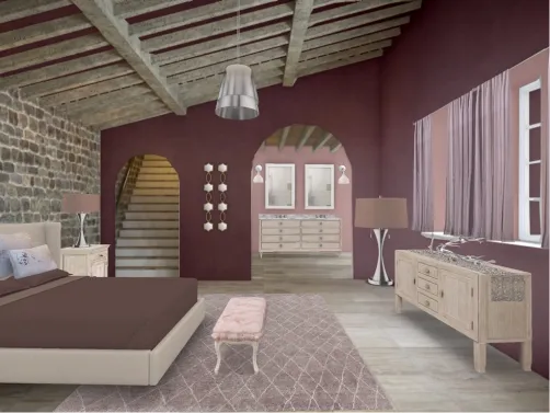 Pink  & romantic bedroom