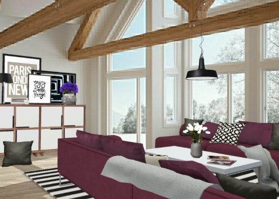 Winter At The Lodge Design Rendering