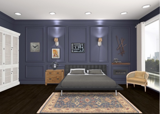 Normal bedroom Design Rendering