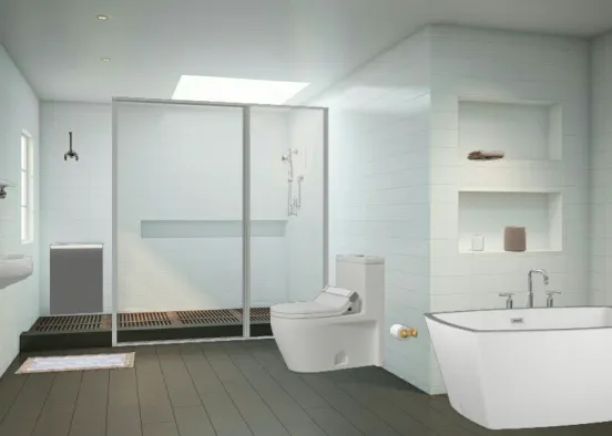 # Bathroom Design Design Rendering