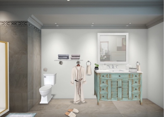 bathroom 💛💛 Design Rendering