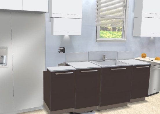 Left wall kitchen tricked out Design Rendering