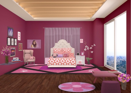 daughters room Design Rendering