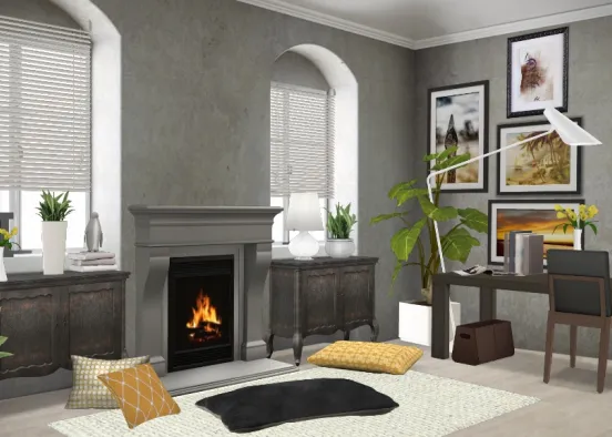 Cosy at home Design Rendering