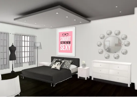 Women’s Bedroom Design Rendering