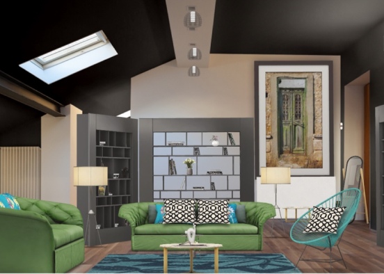 livingroom love Design Rendering