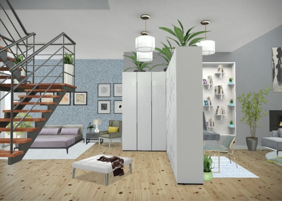 City Loft & Open Living Design Rendering