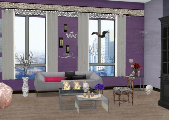 Pastel Gothic, Bohemian, Contemporary and Wild Design Rendering