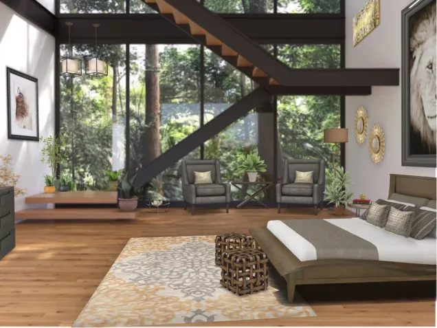 Treehouse bedroom