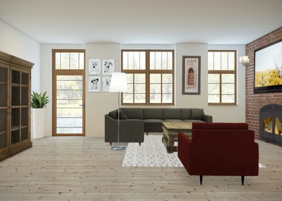 Living Room #1 Design Rendering