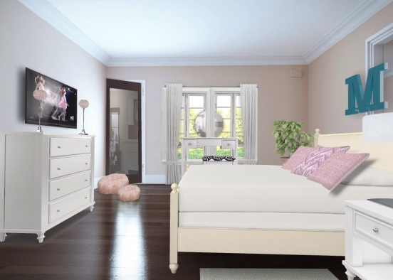 Bedroom apartment  Design Rendering