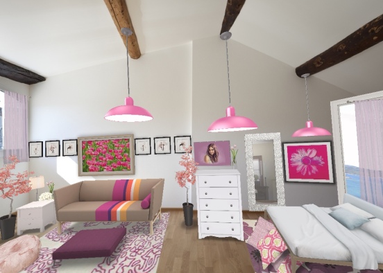 Shades of Pink Design Rendering