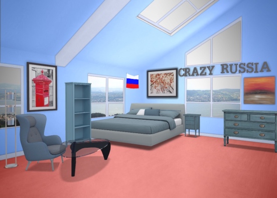 crazy Russia: bedroom 2 Design Rendering