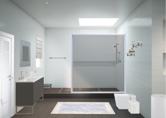 shower room  Design Rendering