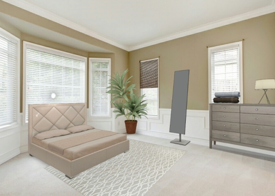 Chambre anglaise Design Rendering