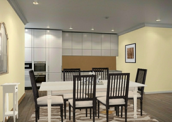 Kitchen/dining room Design Rendering
