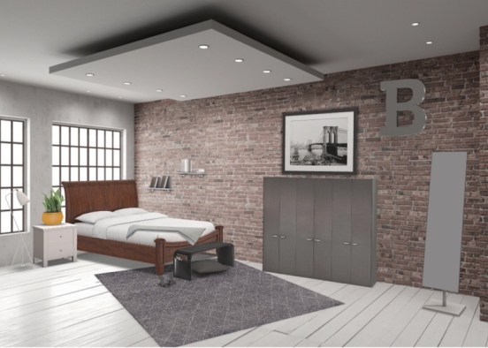 Baileys bedroom Design Rendering