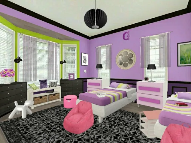 A girls bedroom