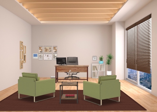 another office  Design Rendering