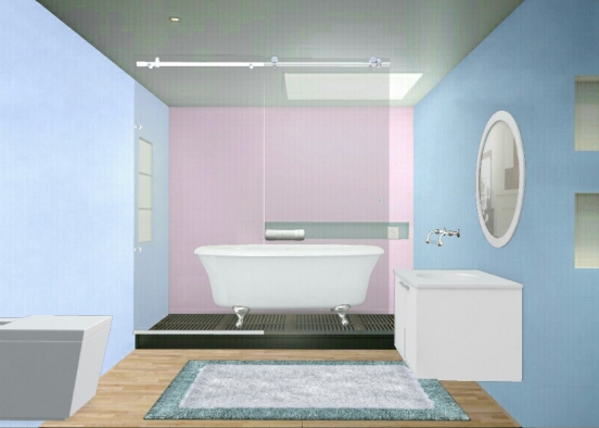 My dream bathroom Design Rendering