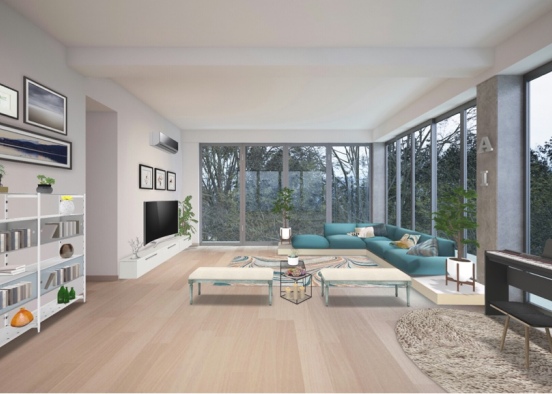 Living Room 🍀 Design Rendering