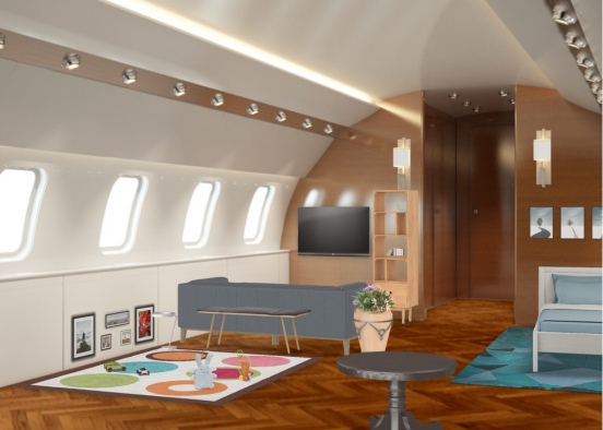 what a private jet looks like Design Rendering