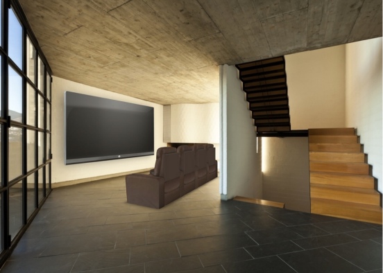 Home theaters Design Rendering