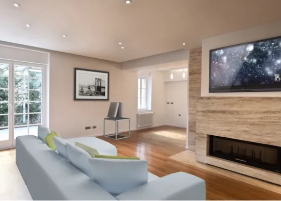 Sala confortável 🖤 Design Rendering