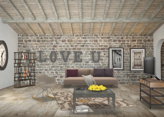 Comfortable Living room 😻 Design Rendering