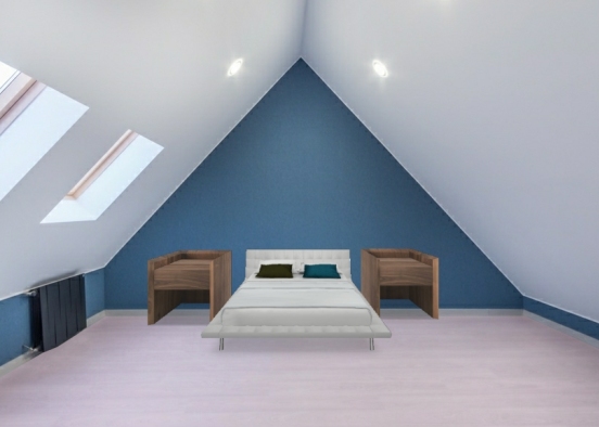 Simple room Design Rendering