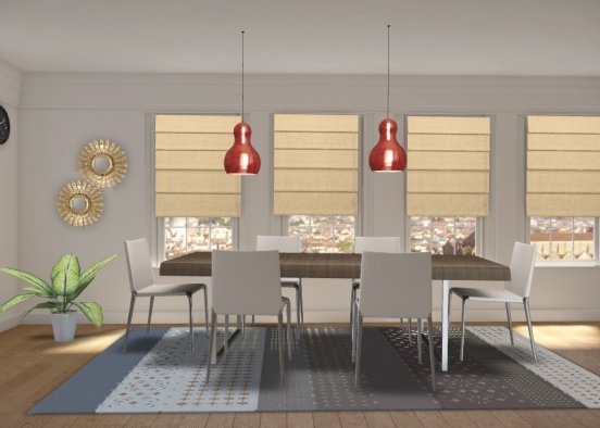 Dining Room Design Rendering