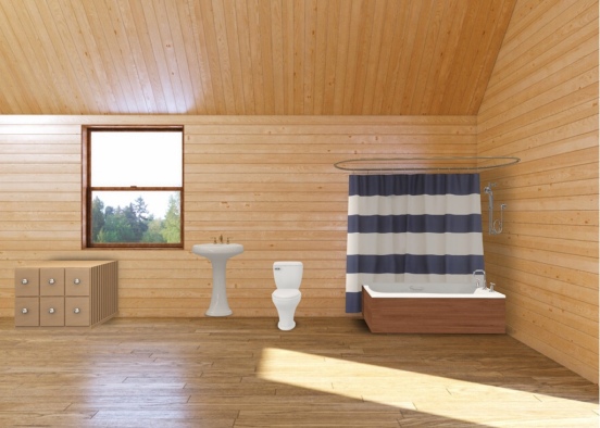 Log Cabin Room 4 Design Rendering