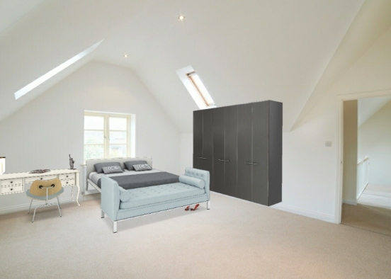 Bedroom of a dream  Design Rendering
