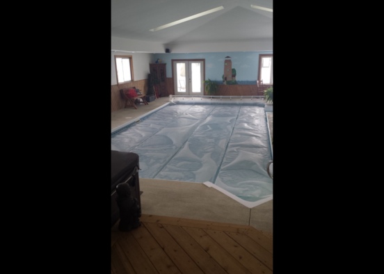 Pool Room  Design Rendering