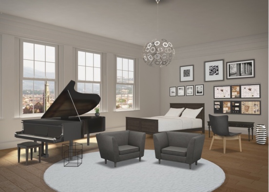 Black and Gray Design Rendering