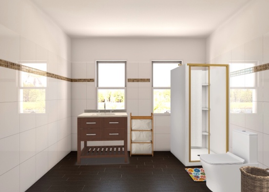 bathroom departamento part 1 Design Rendering